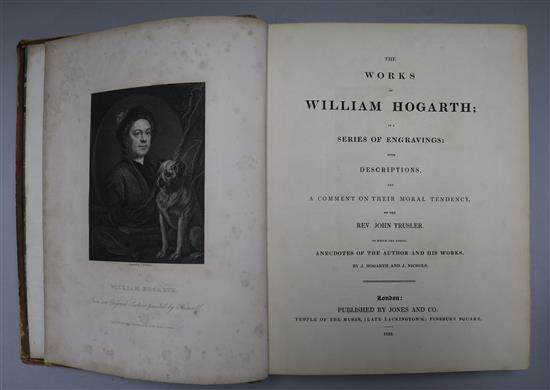 Hogarth, William The Works, quarto, edited by John Trusler, London 1833